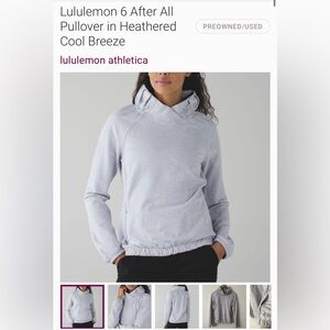 Lululemon Heathered Pullover Hoodie